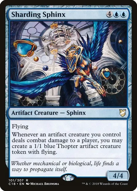 Sharding Sphinx, Magic card C18 101 — Commander 2018 set