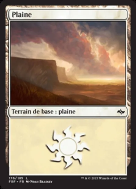 Plaine, carte Magic FRF 176 — extension Destin reforgé
