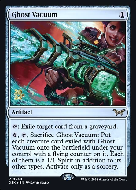 Ghost Vacuum, Magic card PDSK 248s — Duskmourn: House of Horror Promos set