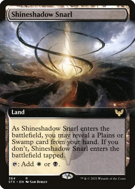 Shineshadow Snarl, Magic card STX 364 — Strixhaven: School of Mages set