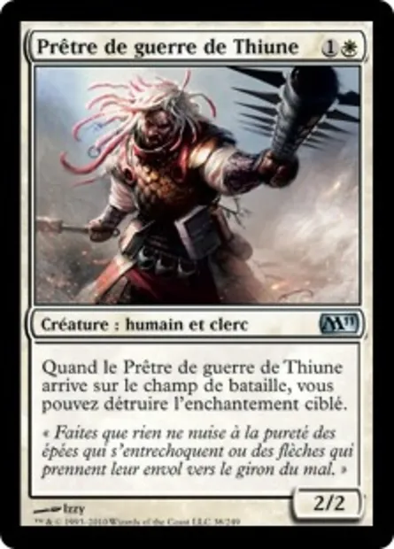 Prêtre de guerre de Thiune, carte Magic M11 38 — extension Magic 2011