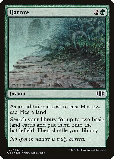Harrow, Magic card C14 199 — Commander 2014 set