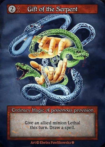 Gift of the Serpent, Sorcery card GOT 250 — Gothic set