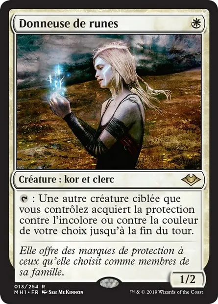 Donneuse de runes, carte Magic MH1 13 — extension Horizons du Modern