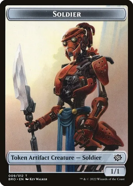 Soldier, Magic card TBRO 9 — The Brothers' War Tokens set