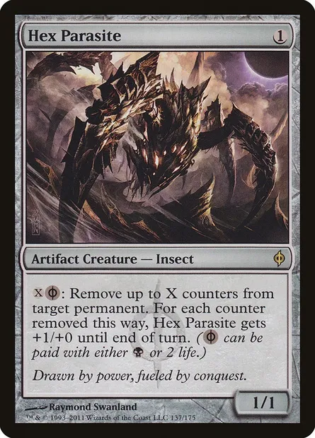 Hex Parasite, Magic card NPH 137 — New Phyrexia set