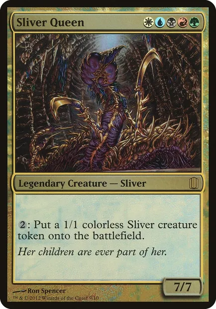 Sliver Queen, Magic card OCM1 9 — Commander's Arsenal Oversized set