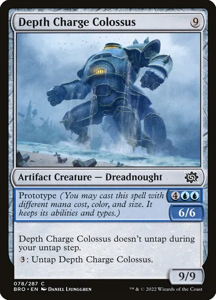 Depth Charge Colossus, Magic card BRO 78 — The Brothers' War set