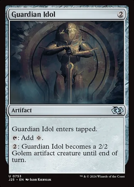 Guardian Idol, Magic card J25 753 — Foundations Jumpstart set