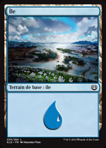 Île, carte Magic KLD 255 — extension Kaladesh