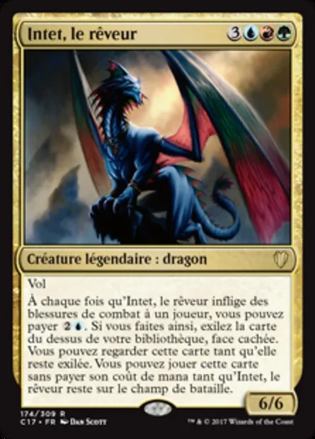 Intet, le rêveur, carte Magic C17 174 — extension Commander 2017