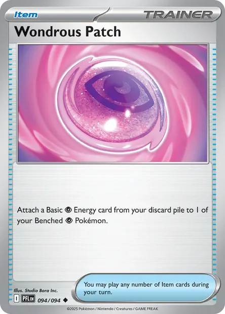 Wondrous Patch, Pokémon card PFL 094 — Phantasmal Flames set