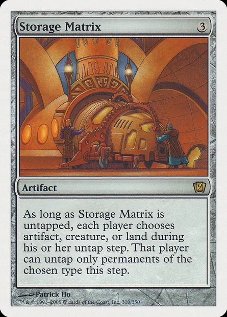 Storage Matrix, Magic card 9ED 310 — Ninth Edition set