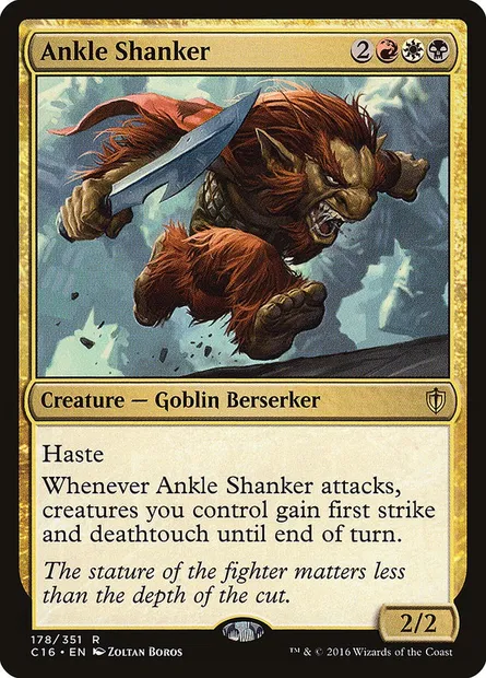 Ankle Shanker, Magic card C16 178 — Commander 2016 set