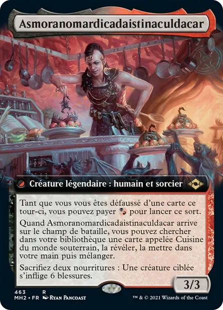 Asmoranomardicadaistinaculdacar, carte Magic MH2 463 — extension Horizons du Modern 2