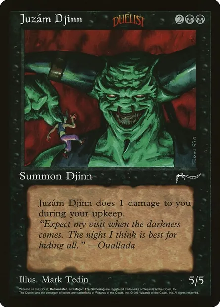 Juzám Djinn, Magic card O90P 3 — Oversized 90's Promos set