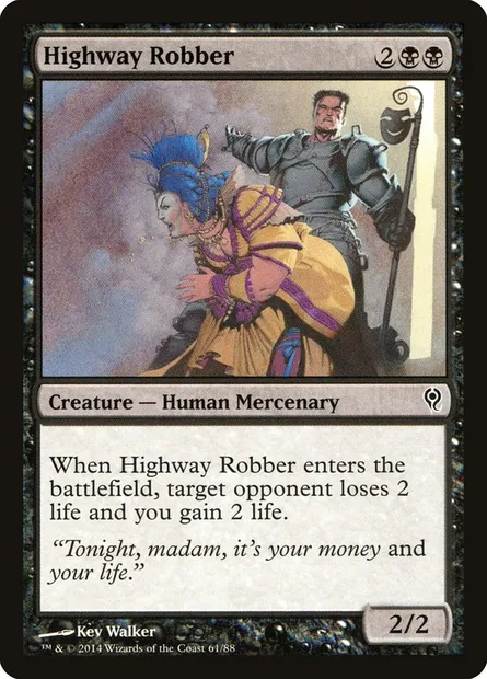 Highway Robber, Magic card DDM 61 — Duel Decks: Jace vs. Vraska set