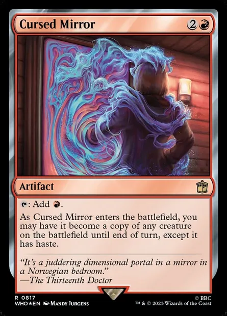 Cursed Mirror, Magic card WHO 817 — Doctor Who set