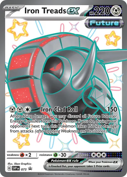 Iron Treads ex, Pokémon card PR-SV 073 — SVP Black Star Promos set