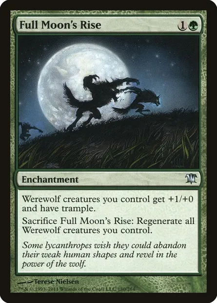 Full Moon's Rise, Magic card ISD 180 — Innistrad set