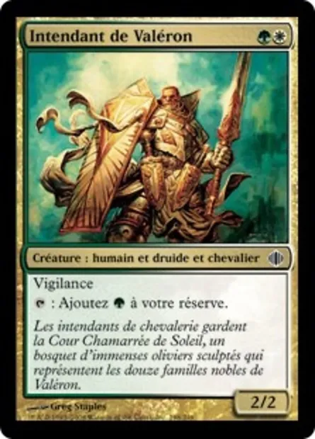 Intendant de Valéron, carte Magic ALA 198 — extension Les éclats d'Alara