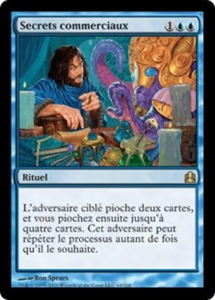 Secrets commerciaux, carte Magic CMD 64 — extension Commander 2011