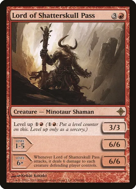 Lord of Shatterskull Pass, Magic card ROE 156 — Rise of the Eldrazi set