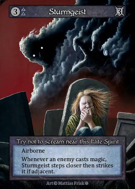 Sturmgeist, Sorcery card GOT 182 — Gothic set