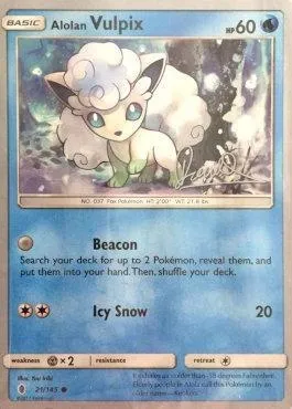 Alolan Vulpix, Pokémon card WCD17 021 — World Championship Decks 2017 set