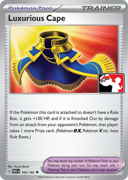 Cape Luxueuse, carte Pokémon PPS 166-2 — extension Play! Pokémon Prize Pack Series