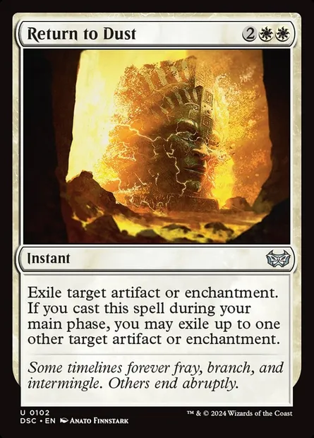 Return to Dust, Magic card DSC 102 — Duskmourn: House of Horror Commander set