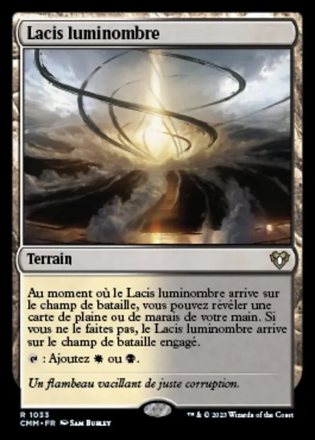 Lacis luminombre, carte Magic CMM 1033 — extension Commander Masters