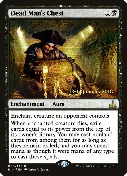 Dead Man's Chest, Magic card PRIX 66s — Rivals of Ixalan Promos set