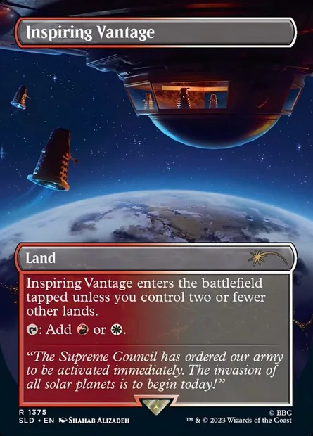 Inspiring Vantage, Magic card SLD 1375 — Secret Lair Drop set