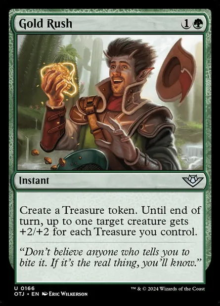 Gold Rush, Magic card OTJ 166 — Outlaws of Thunder Junction set