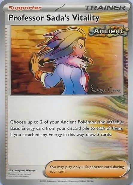 Professor Sada's Vitality, Pokémon card WCD24 ct327637 — World Championship Decks 2024 set