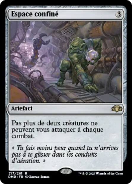 Espace confiné, carte Magic DMR 217 — extension Dominaria Remastered