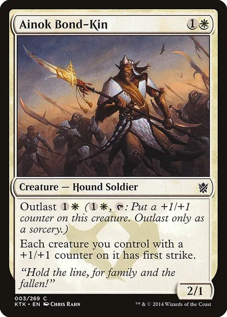 Ainok Bond-Kin, Magic card KTK 3 — Khans of Tarkir set