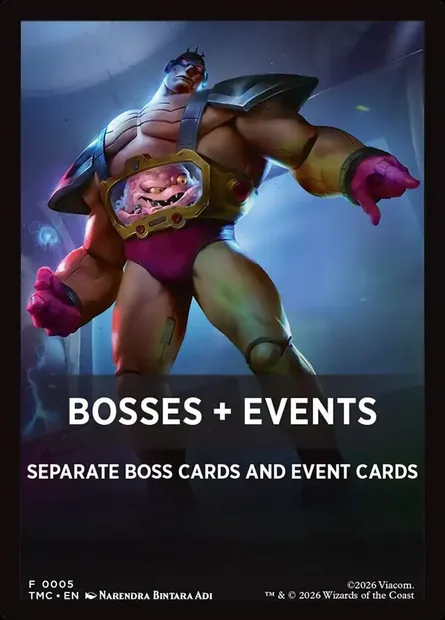 Bosses + Events, Magic card FTMC 5 — Teenage Mutant Ninja Turtles Eternal Front Cards set