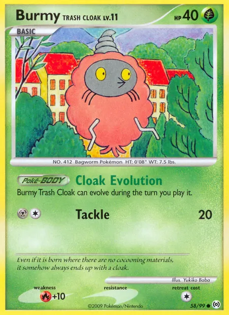 Cheniti Cape Déchet, carte Pokémon AR 58 — extension Arceus