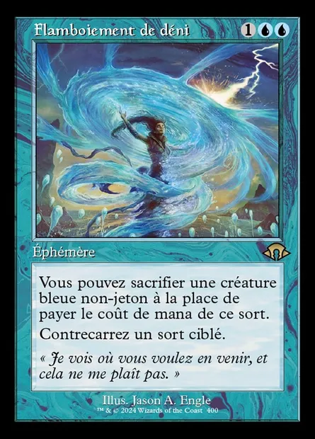 Flamboiement de déni, carte Magic MH3 400 — extension Modern Horizons 3