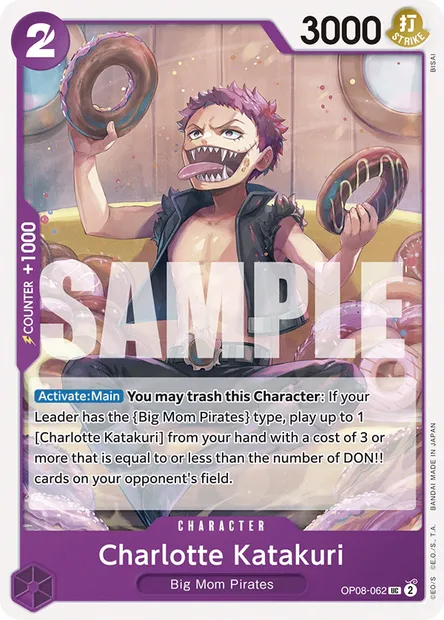 Charlotte Katakuri, carte One Piece OP08-062 — extension TWO LEGENDS