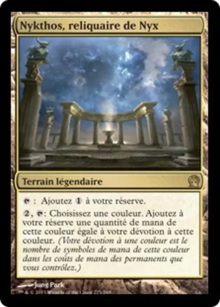 Nykthos, reliquaire de Nyx, carte Magic THS 223 — extension Theros