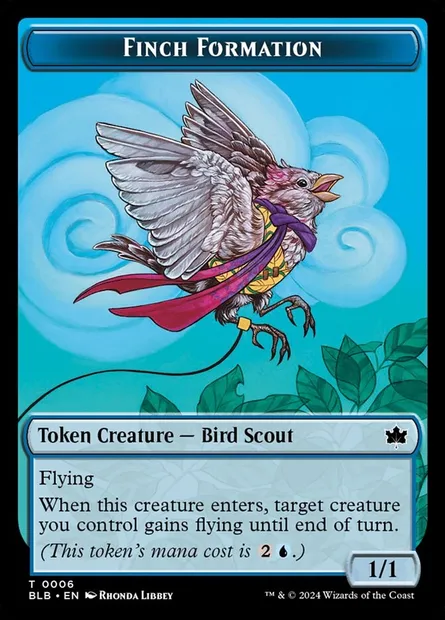 Finch Formation, Magic card TBLB 6 — Bloomburrow Tokens set