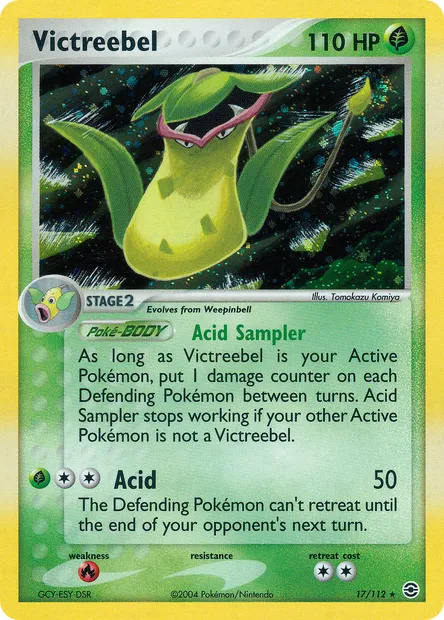 Victreebel, Pokémon card RG 17 — FireRed & LeafGreen set