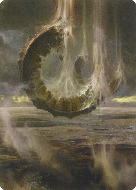 Wasteland // Wasteland, Magic card AZNR 36 — Zendikar Rising Art Series set