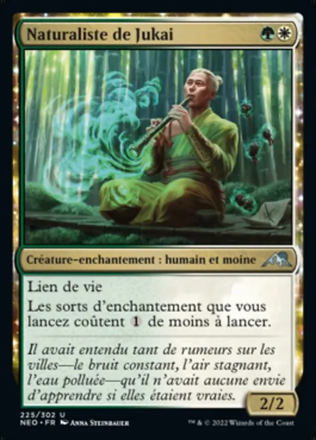 Naturaliste de Jukai, carte Magic NEO 225 — extension Kamigawa: La Dynastie Néon