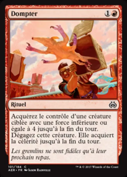 Dompter, carte Magic AER 101 — extension La révolte éthérique