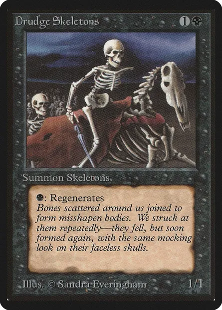 Drudge Skeletons, Magic card LEB 107 — Limited Edition Beta set