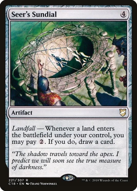 Seer's Sundial, Magic card C18 221 — Commander 2018 set